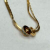 Colgante Doble Aro en Acero con Brillantes