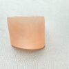 🌸 Anillo Chunky en Resina Rosa Pastel – Minimalismo con un Toque Chic