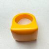 🌞 Anillo Chunky Amarillo Mostaza – Alegría y Estilo en una sola pieza