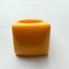 🌞 Anillo Chunky Amarillo Mostaza – Alegría y Estilo en una sola pieza