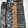 Set de brochas (2) ✨ Set Profesional de Brochas de Maquillaje – 24 Piezas con Estuche Enrollable
