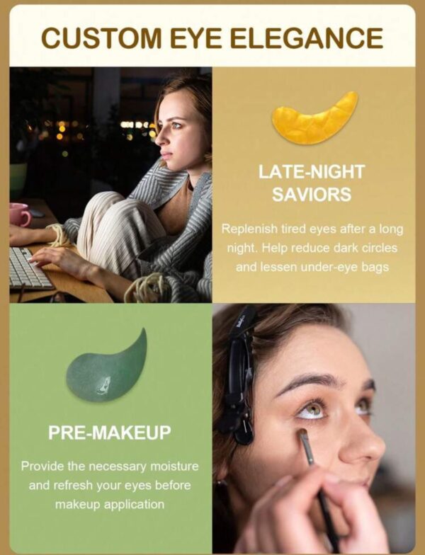 ✨ Parches de Hidrogel para Ojos – GOLD EYE MASK