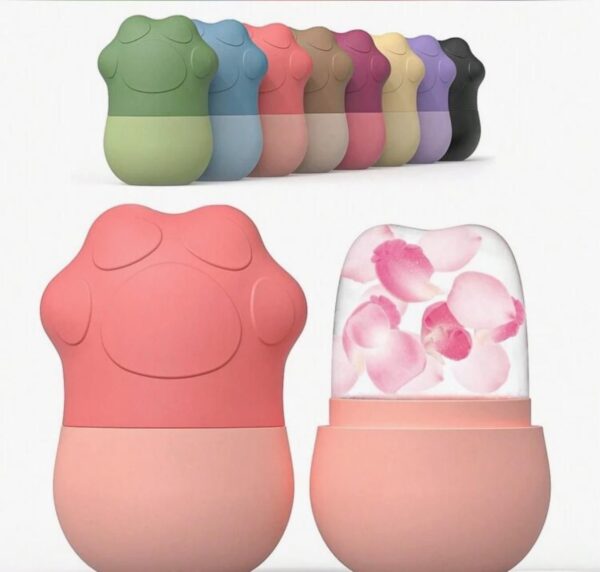 ❄️ Ice Roller en Forma de Huellita – Masaje Facial y Antiinflamatorio